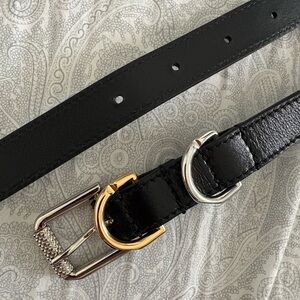 Givenchy Black Voyou Belt